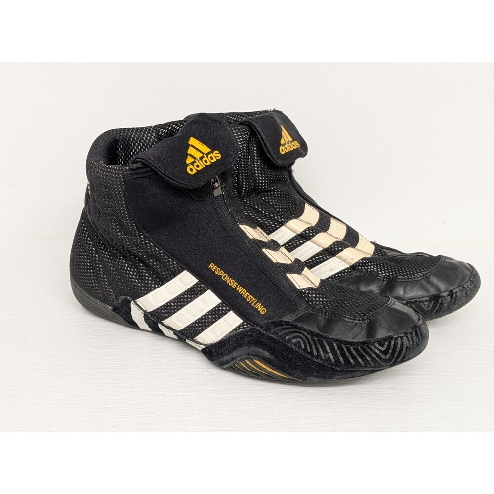 Adidas Response Wrestling Shoes Black Tie & Zip-up Men's 10 US 2007 Classics